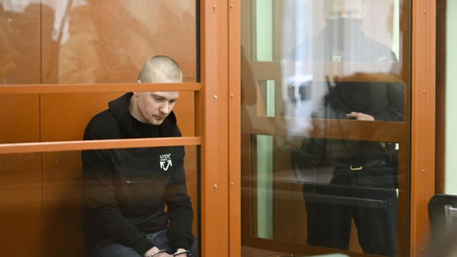 Александр Пермяков на заседании во Втором западном окружном военном суде в Москве