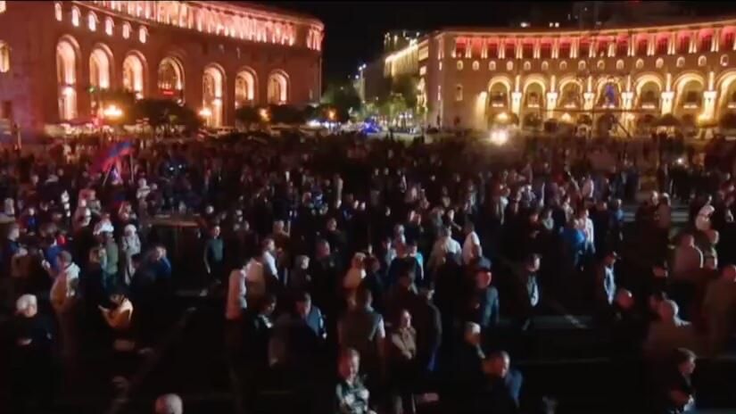 Участники акции протеста в Ереване Участники акции протеста в Ереване - РИА Новости, 1920, 02.10.2024