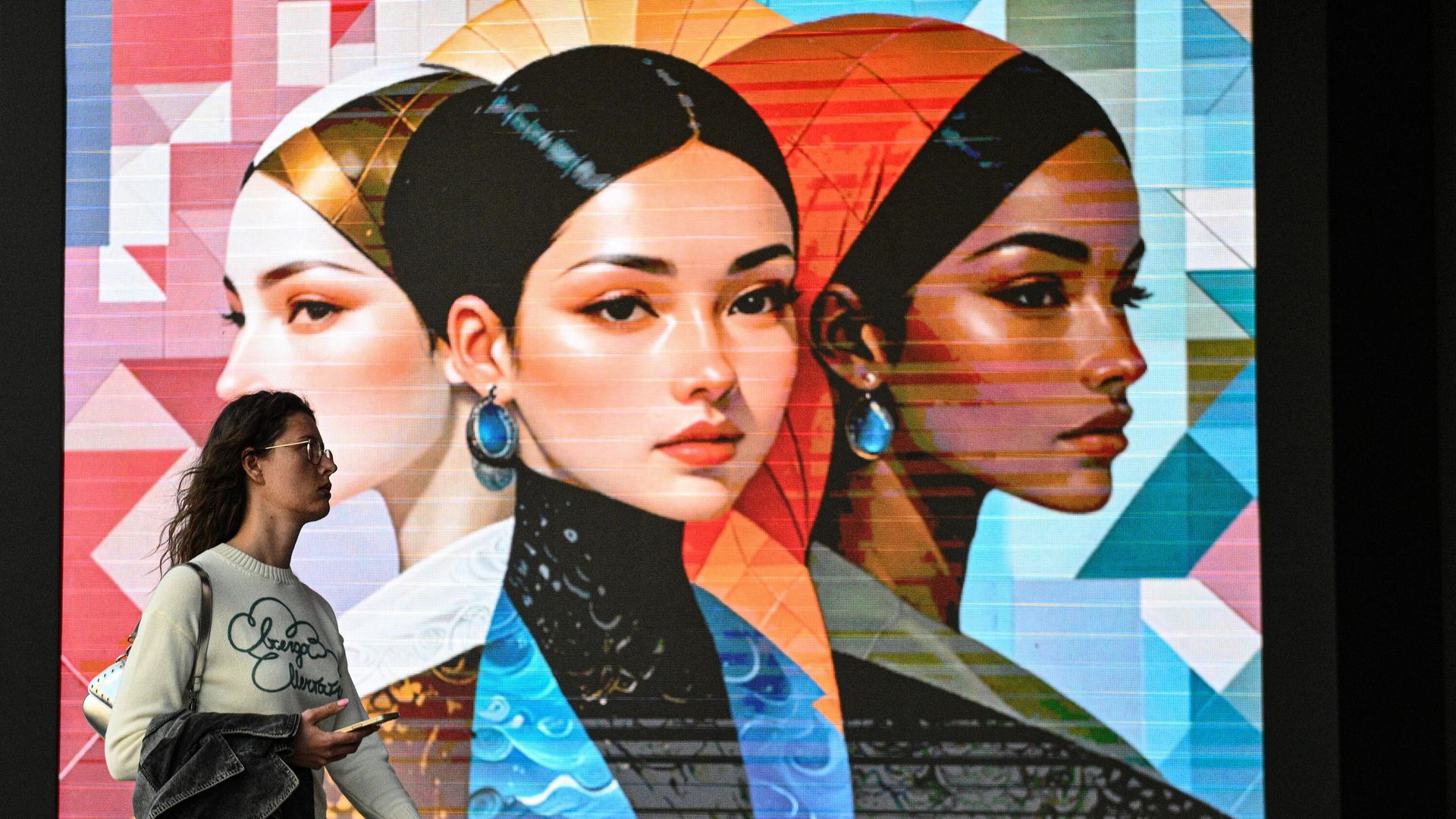 Участница саммита модной индустрии BRICS+ Fashion Summit в концертном зале парка Зарядье Участница саммита модной индустрии BRICS+ Fashion Summit в концертном зале парка Зарядье - РИА Новости, 1920, 03.10.2024