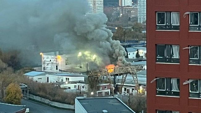 Пожар в Екатеринбурге Пожар в Екатеринбурге