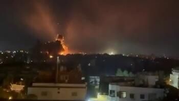 Момент нанесения ударов ВВС Израиля в районе международного аэропорта Бейрута Момент нанесения ударов ВВС Израиля в районе международного аэропорта Бейрута - РИА Новости, 1920, 04.10.2024