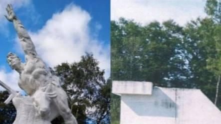 В селе Загорье-Кукольницком Ивано-Франковской области демонтировали памятник советским воинам В селе Загорье-Кукольницком Ивано-Франковской области демонтировали памятник советским воинам - РИА Новости, 1920, 07.10.2024
