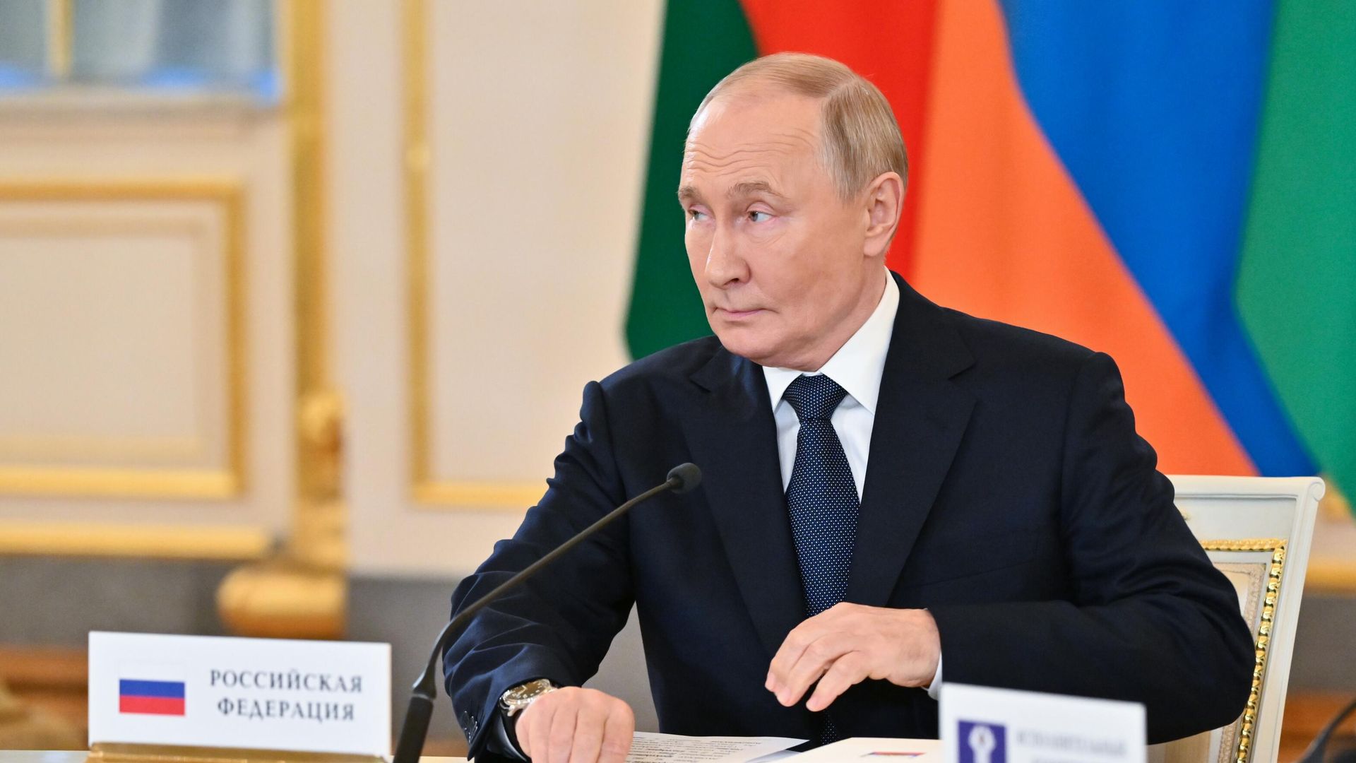 Владимир Путин на заседании Совета глав государств-участников Содружества независимых государств Владимир Путин на заседании Совета глав государств-участников Содружества независимых государств - РИА Новости, 1920, 08.10.2024
