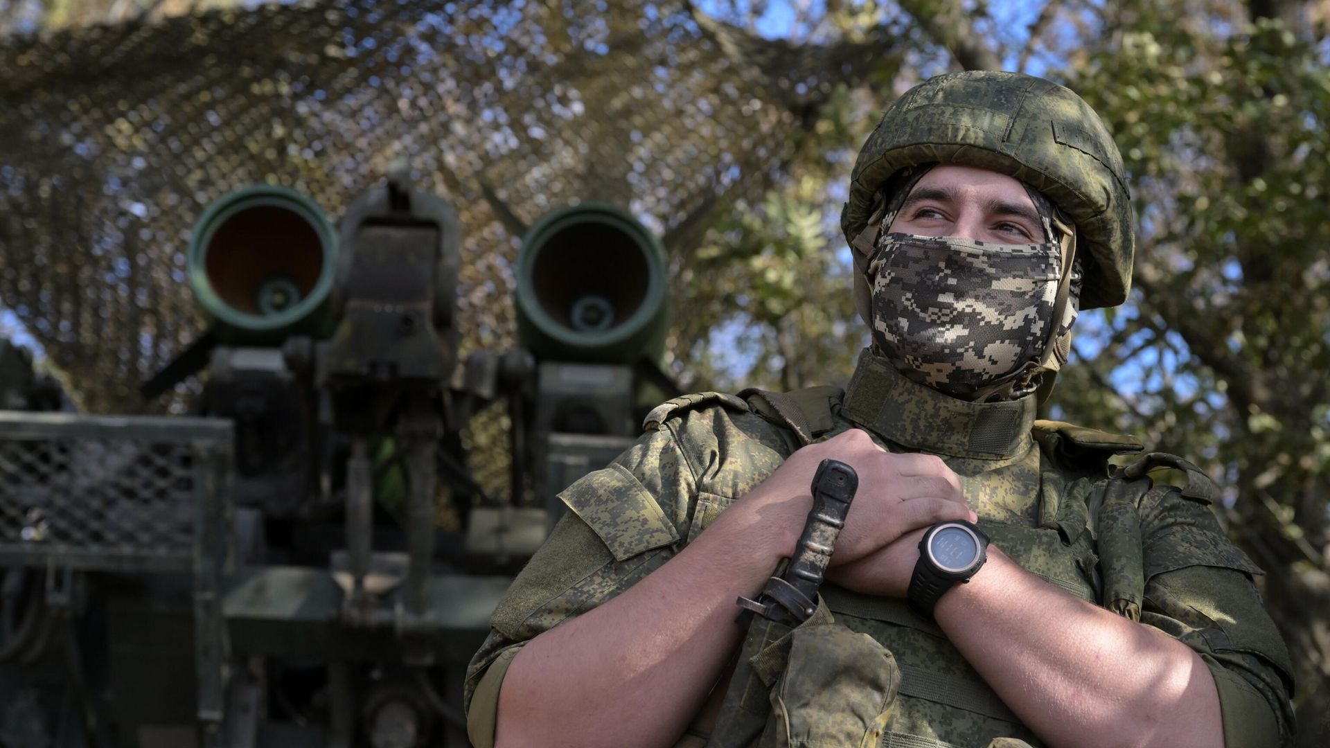 Военнослужащий ВС РФ в зоне СВО Военнослужащий ВС РФ в зоне СВО - РИА Новости, 1920, 27.10.2024