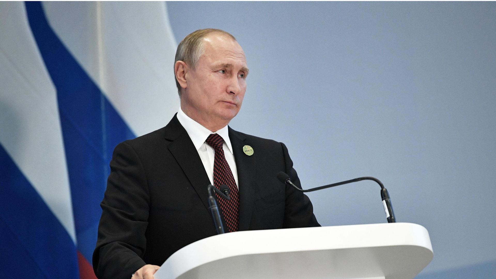 Президент РФ Владимир Путин на саммите лидеров БРИКС Президент РФ Владимир Путин на саммите лидеров БРИКС - РИА Новости, 1920, 18.10.2024
