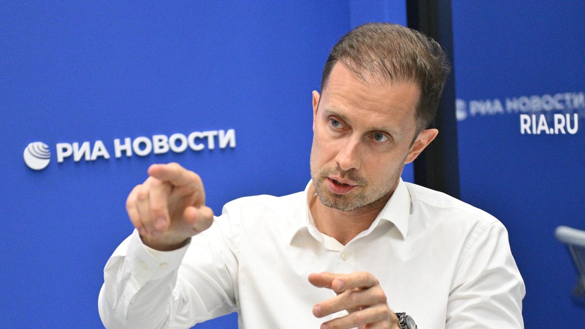 Генеральный директор АО ГЛОНАСС Алексей Райкевич Генеральный директор АО ГЛОНАСС Алексей Райкевич - РИА Новости, 1920, 18.10.2024