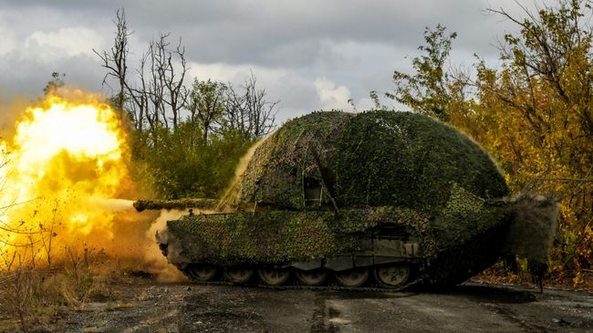 Танк-72Б3М на огневой точке