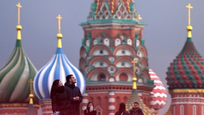 На Красной площади в Москве