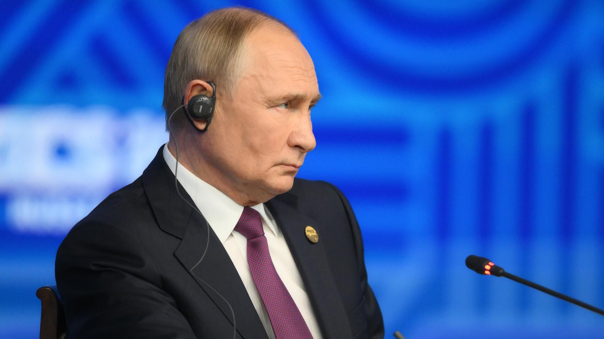 Путин об иррациональном поведении украинской власти Путин об иррациональном поведении украинской власти - РИА Новости, 1920, 24.10.2024