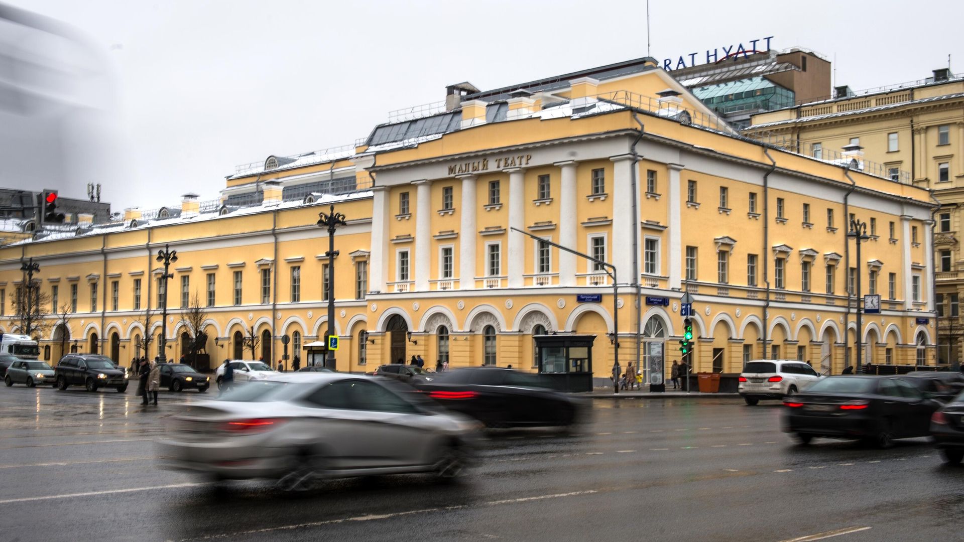 Историческое здание московского Малого театра Историческое здание московского Малого театра - РИА Новости, 1920, 26.10.2024