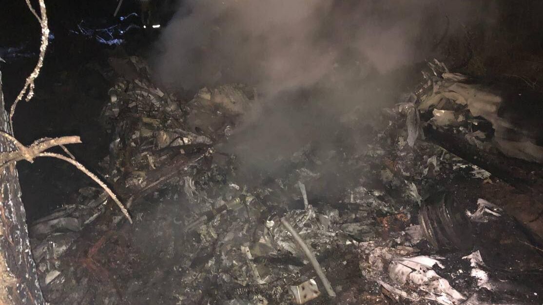 Место падения вертолета Ми-2 в Кировской области Место падения вертолета Ми-2 в Кировской области - РИА Новости, 1920, 26.10.2024