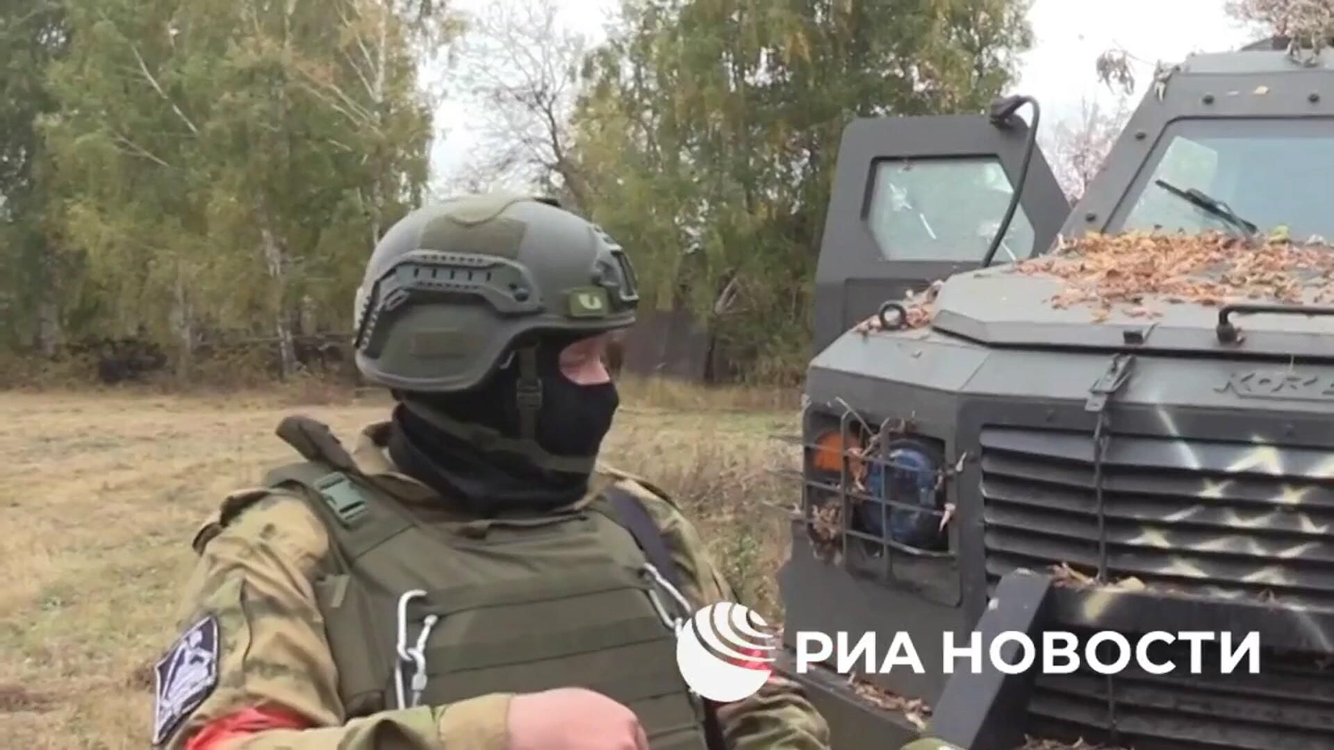 Трофейный ББМ Козак украинского нацбатальона Кракен Трофейный ББМ Козак украинского нацбатальона Кракен - РИА Новости, 1920, 27.10.2024
