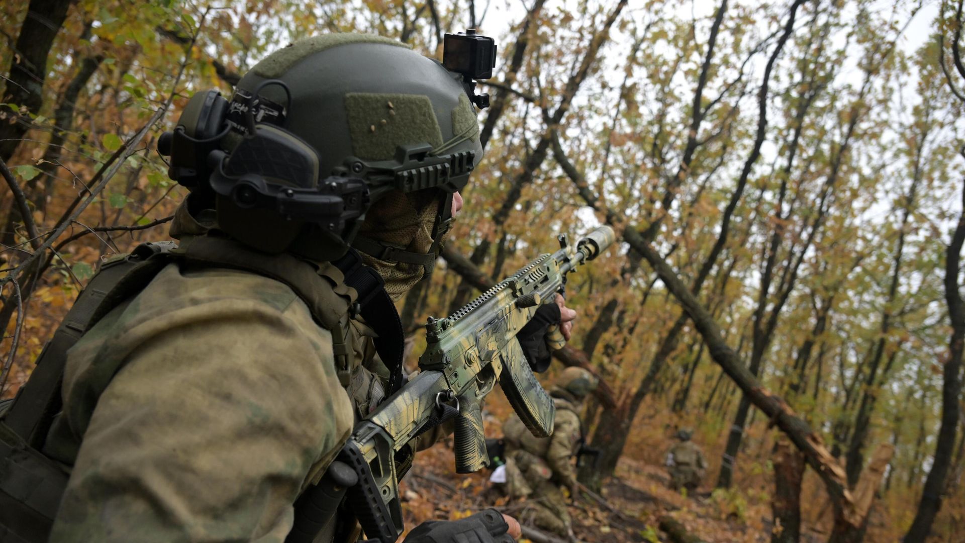 Военнослужащий ВС РФ в зоне СВО Военнослужащий ВС РФ в зоне СВО - РИА Новости, 1920, 27.11.2024