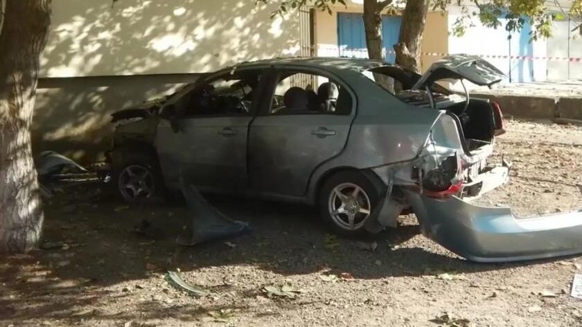 Автомобиль, подорванный жителем Чехии по заданию СБУ в Джанкое Автомобиль, подорванный жителем Чехии по заданию СБУ в Джанкое - РИА Новости, 1920, 01.11.2024