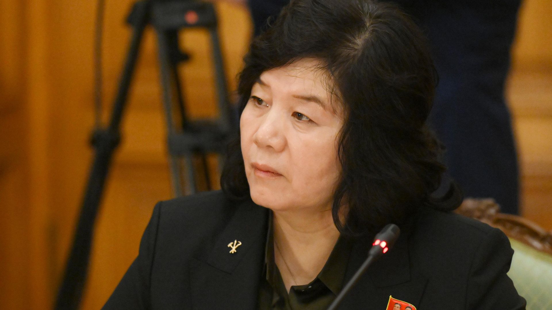 Министр иностранных дел КНДР Сон Хи Цой на встрече в Москве с министром иностранных дел РФ Сергеем Лавровым. 1 ноября 2024 Министр иностранных дел КНДР Сон Хи Цой на встрече в Москве с министром иностранных дел РФ Сергеем Лавровым. 1 ноября 2024 - РИА Новости, 1920, 01.11.2024