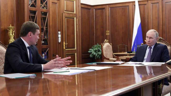 Владимир Путин и Валентин Коновалов