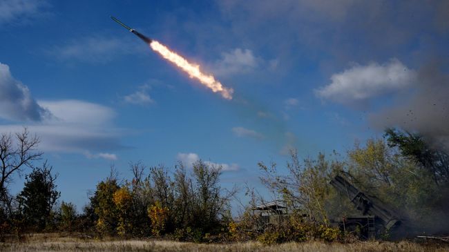 Боевая работа расчета РСЗО Ураган