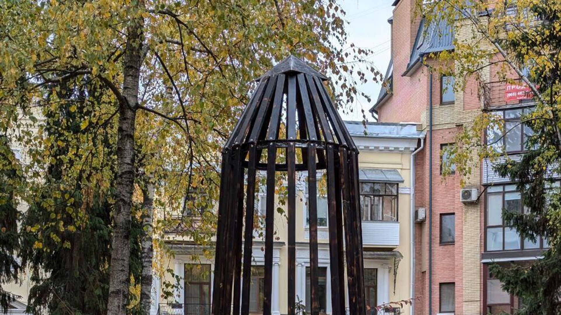 Инсталляция Ракета на месте снесенного памятника великому русскому поэту Александру Пушкину в Полтаве на Украине Инсталляция Ракета на месте снесенного памятника великому русскому поэту Александру Пушкину в Полтаве на Украине - РИА Новости, 1920, 03.11.2024