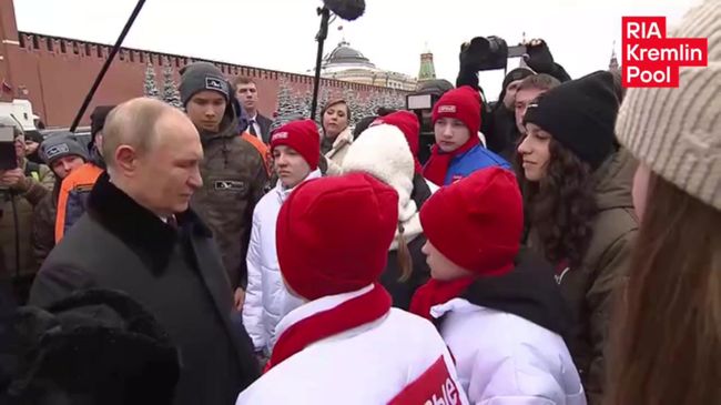 Путин с детьми участников СВО Путин с детьми участников СВО