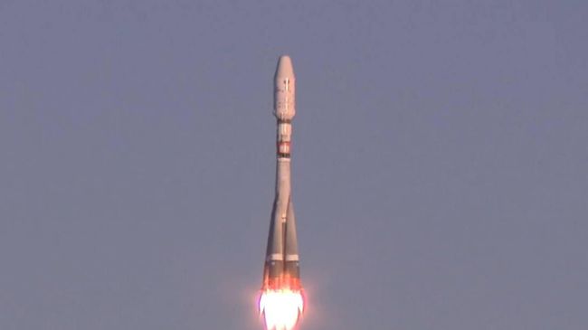 Пуск ракеты ракеты Союз-2.1б