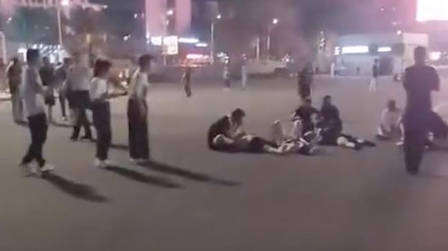 Место ДТП в Чжухае