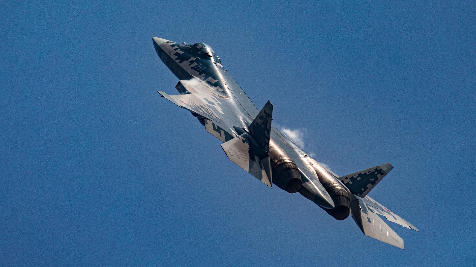 Многофункциональный истребитель пятого поколения Су-57Э - РИА Новости, 1920, 11.02.2025