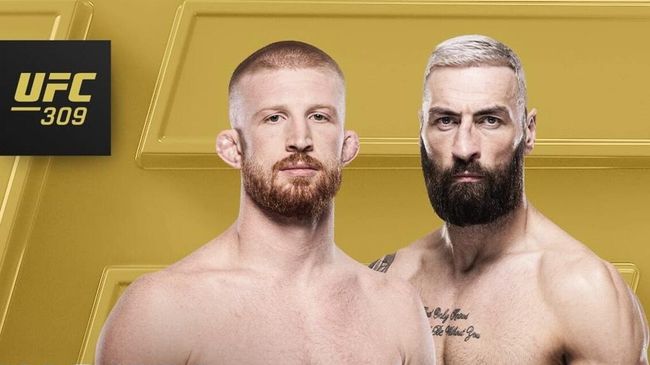 Афиша боя Никал - Крейг на UFC 309 Афиша боя Никал - Крейг на UFC 309