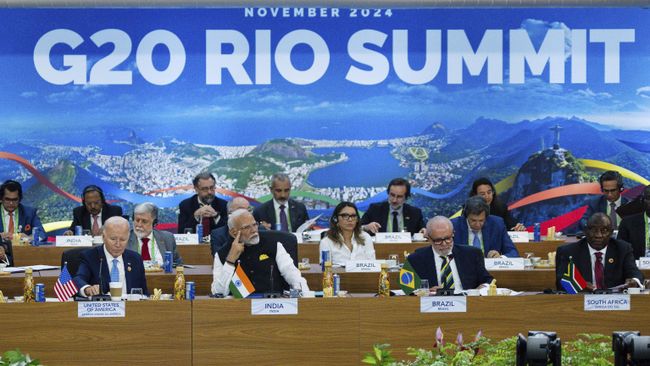 Cаммит лидеров G20 в Рио-де-Жанейро