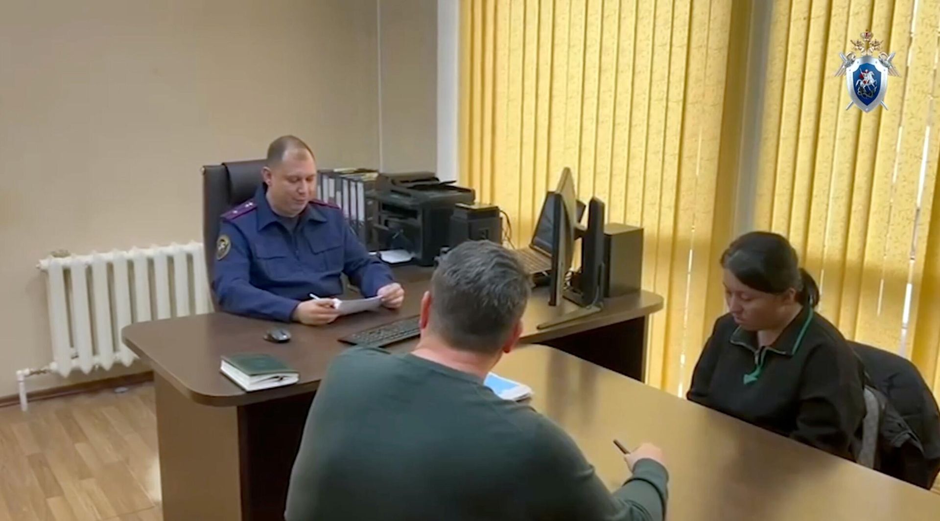 Стоп-кадр с видеозаписи СУ СК РФ по Республике Адыгея с предъявления окончательного обвинение матери погибшей в Адыгее трехлетней девочки Стоп-кадр с видеозаписи СУ СК РФ по Республике Адыгея с предъявления окончательного обвинение матери погибшей в Адыгее трехлетней девочки - РИА Новости, 1920, 20.11.2024