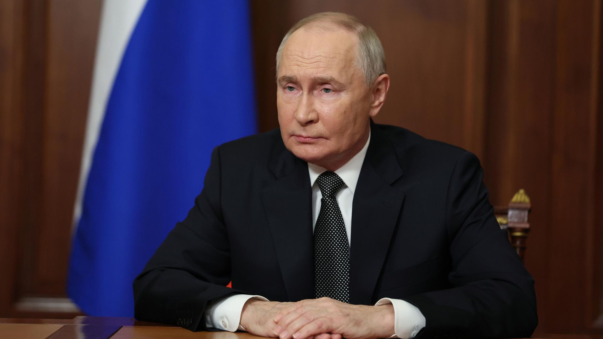 Президент Владимир Путин выступил с заявлением о ситуации в зоне СВО Президент Владимир Путин выступил с заявлением о ситуации в зоне СВО - РИА Новости, 1920, 25.11.2024
