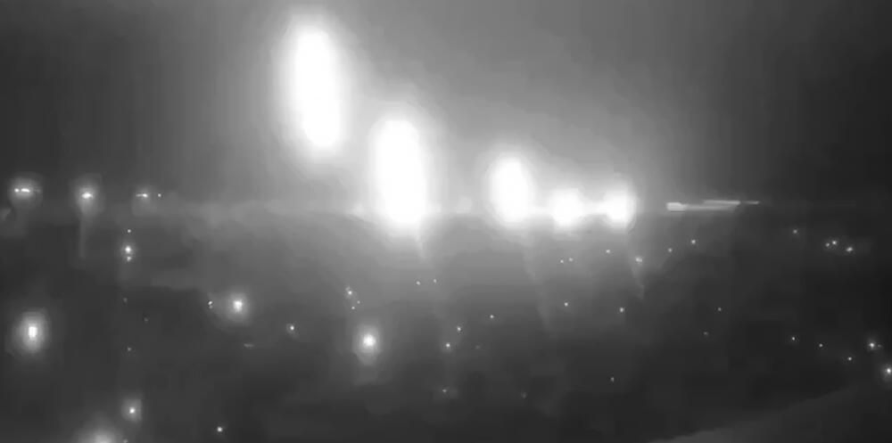 Кадр видео удара по Днепропетровску Кадр видео удара по Днепропетровску - РИА Новости, 1920, 06.02.2025