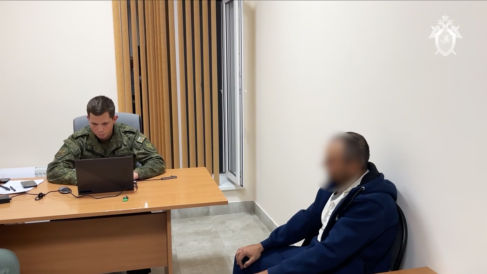 Допрос обвиняемого в убийстве несовершеннолетней в Кореновском районе, Краснодарский край Допрос обвиняемого в убийстве несовершеннолетней в Кореновском районе, Краснодарский край - РИА Новости, 1920, 22.11.2024