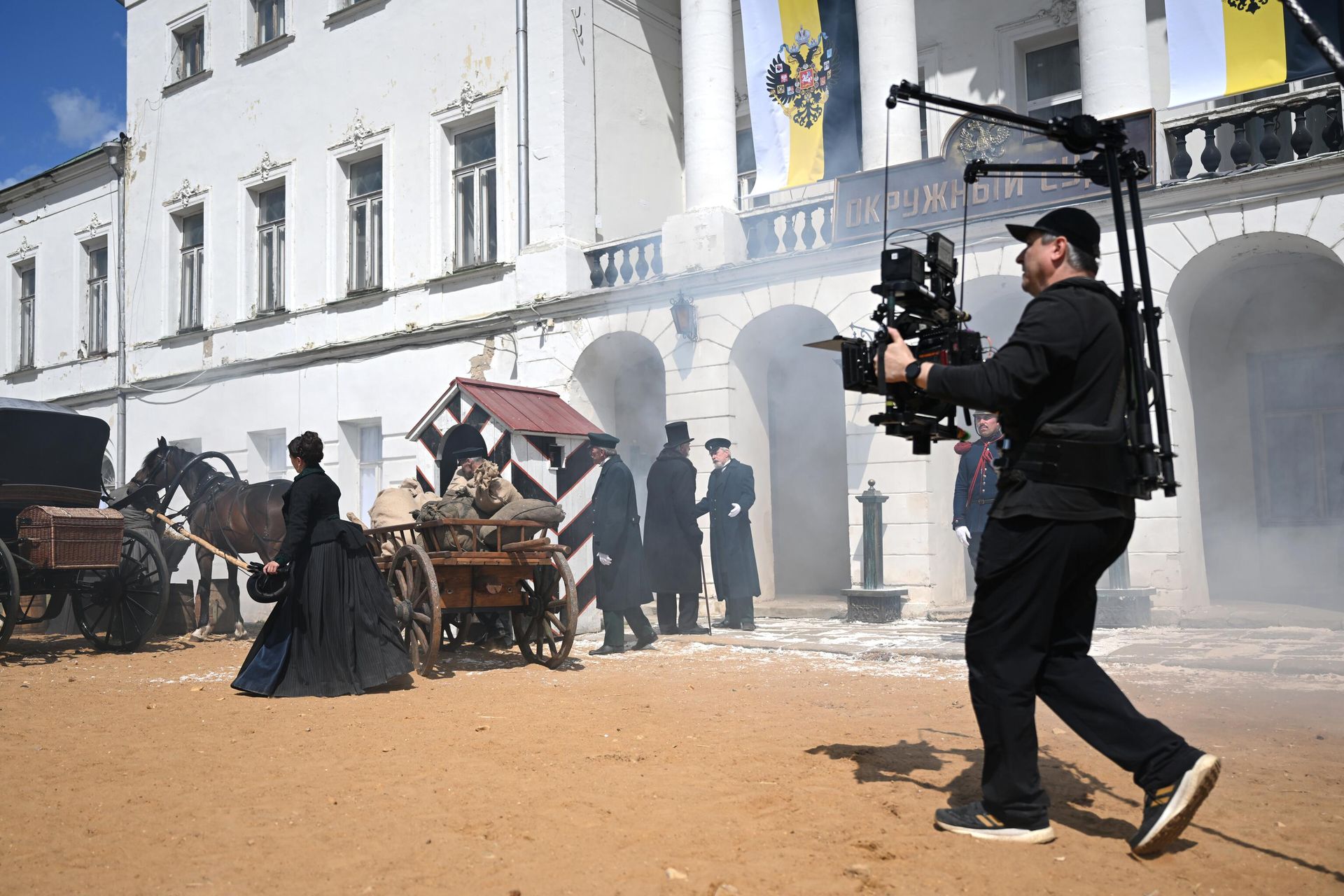 На съемочной площадке сериала Плевако На съемочной площадке сериала Плевако - РИА Новости, 1920, 25.11.2024