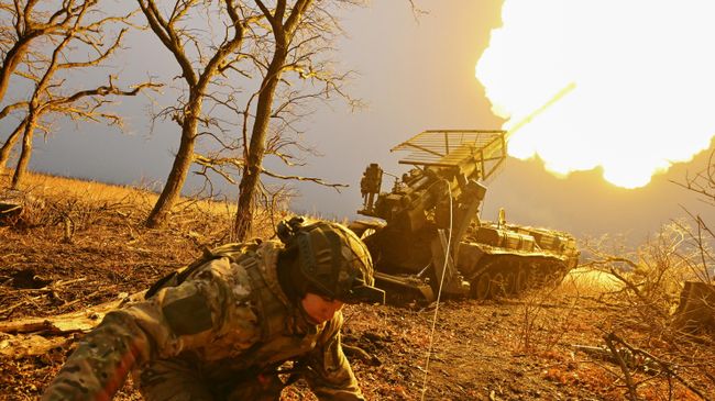 Боевая работа САУ 2С7М Малка в зоне СВО