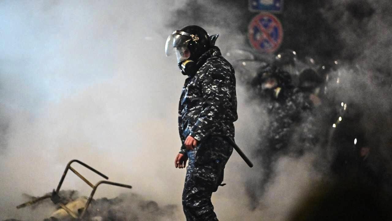 Акция протеста оппозиции в Тбилиси Акция протеста оппозиции в Тбилиси - РИА Новости, 1920, 30.11.2024