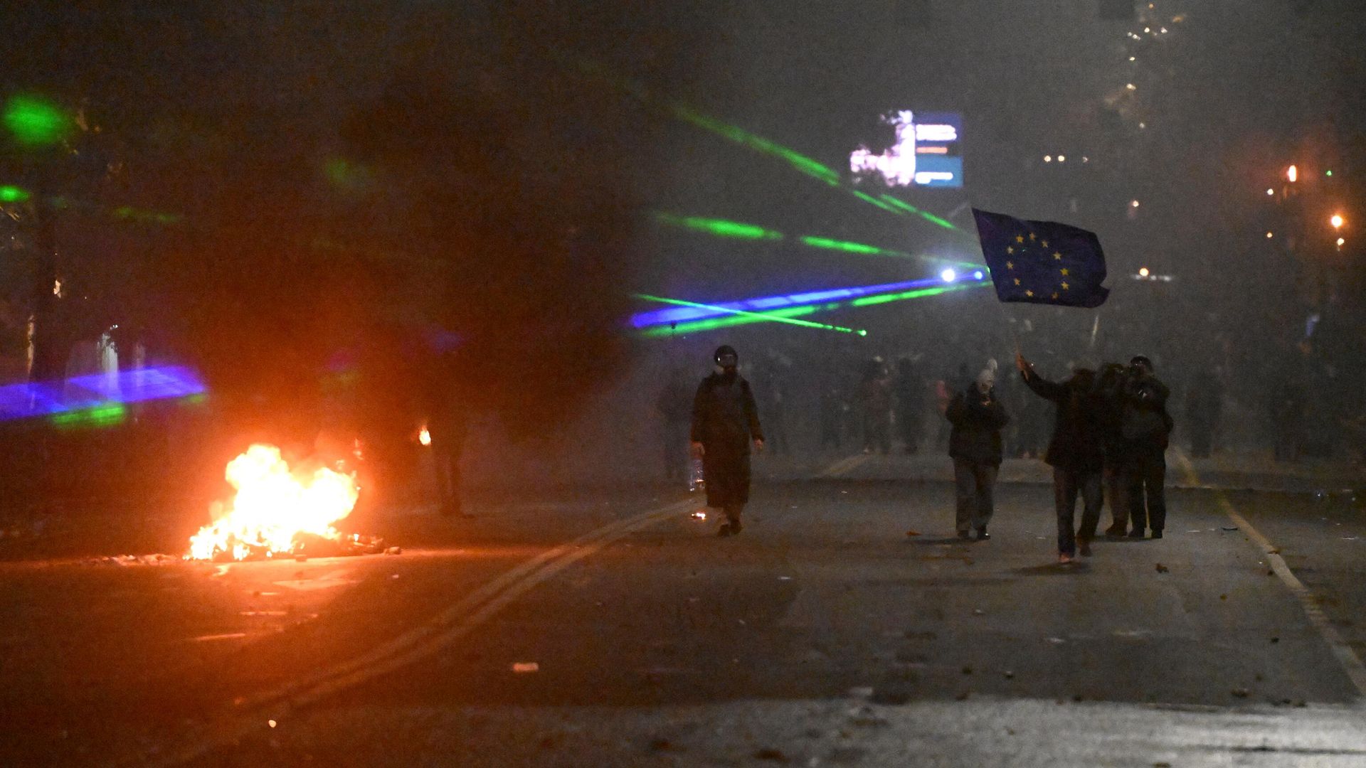 Акция протеста оппозиции в Тбилиси. 2 декабря 2024 Акция протеста оппозиции в Тбилиси. 2 декабря 2024 - РИА Новости, 1920, 03.12.2024
