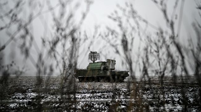 Боевое дежурство ЗРК Тор-М1 в зоне СВО