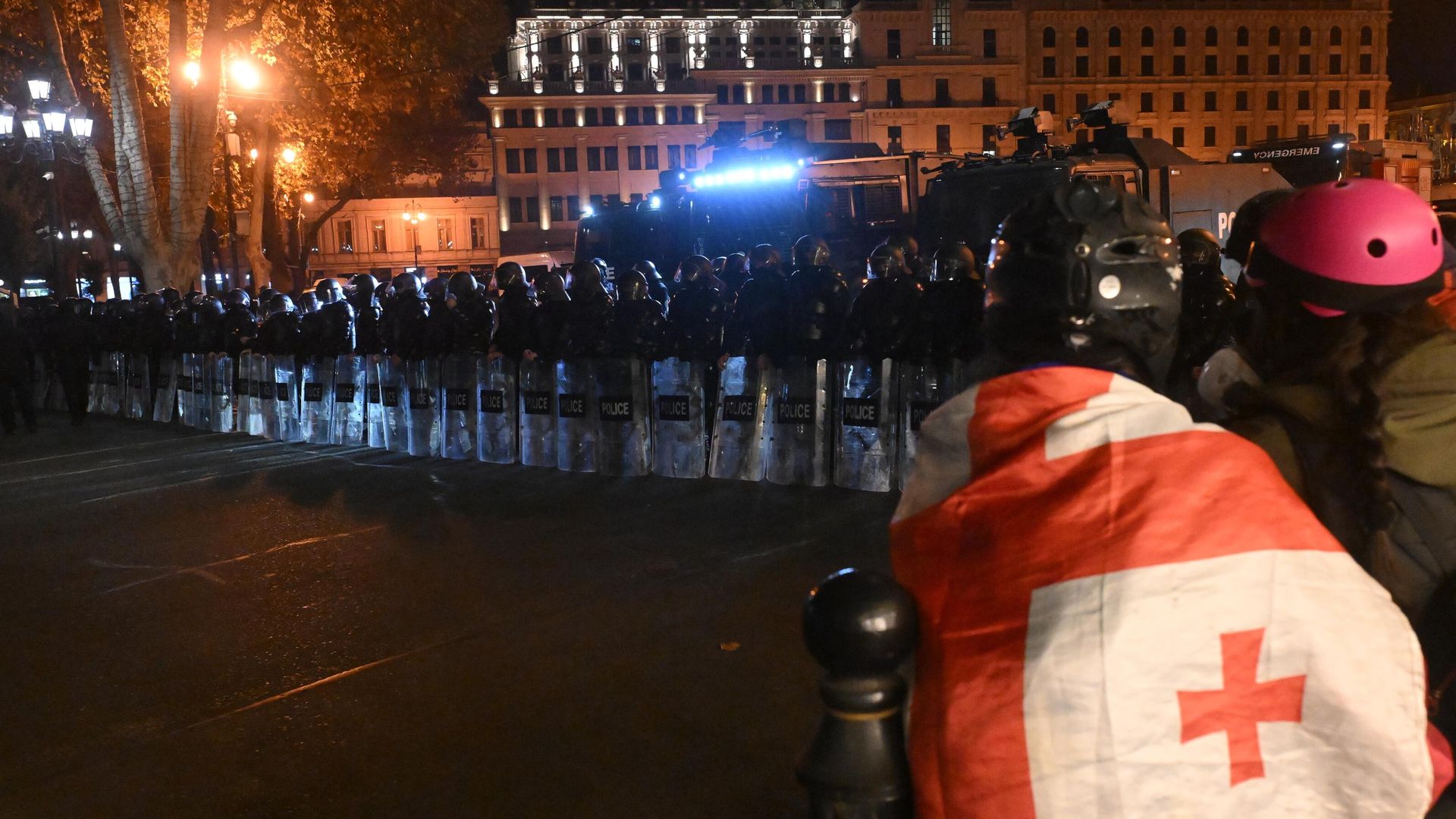 Акция протеста оппозиции в Тбилиси Акция протеста оппозиции в Тбилиси - РИА Новости, 1920, 12.12.2024