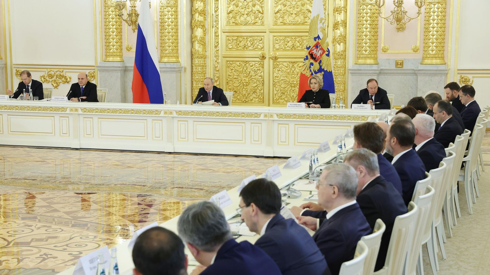 Президент РФ Владимир Путин проводит заседание Совета по стратегическому развитию и национальным проектам Президент РФ Владимир Путин проводит заседание Совета по стратегическому развитию и национальным проектам - РИА Новости, 1920, 05.12.2024