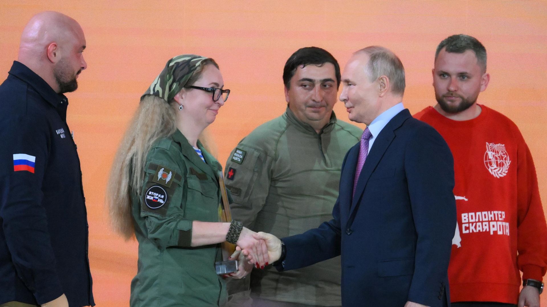 Президент России Владимир Путин на церемонии награждения победителей международной премии Мы вместе Президент России Владимир Путин на церемонии награждения победителей международной премии Мы вместе - РИА Новости, 1920, 05.12.2024