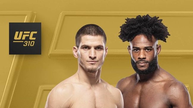Афиша боя Евлоев - Стерлинг на UFC 310 Афиша боя Евлоев - Стерлинг на UFC 310