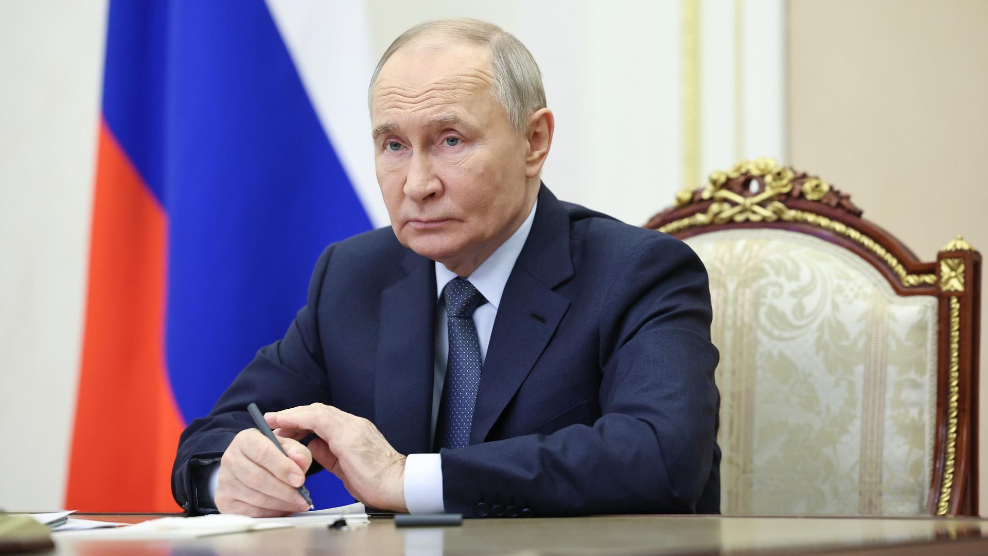 Президент РФ Владимир Путин проводит в режиме видеоконференции ежегодное заседание Совета по развитию гражданского общества и правам человека Президент РФ Владимир Путин проводит в режиме видеоконференции ежегодное заседание Совета по развитию гражданского общества и правам человека - РИА Новости, 1920, 10.12.2024