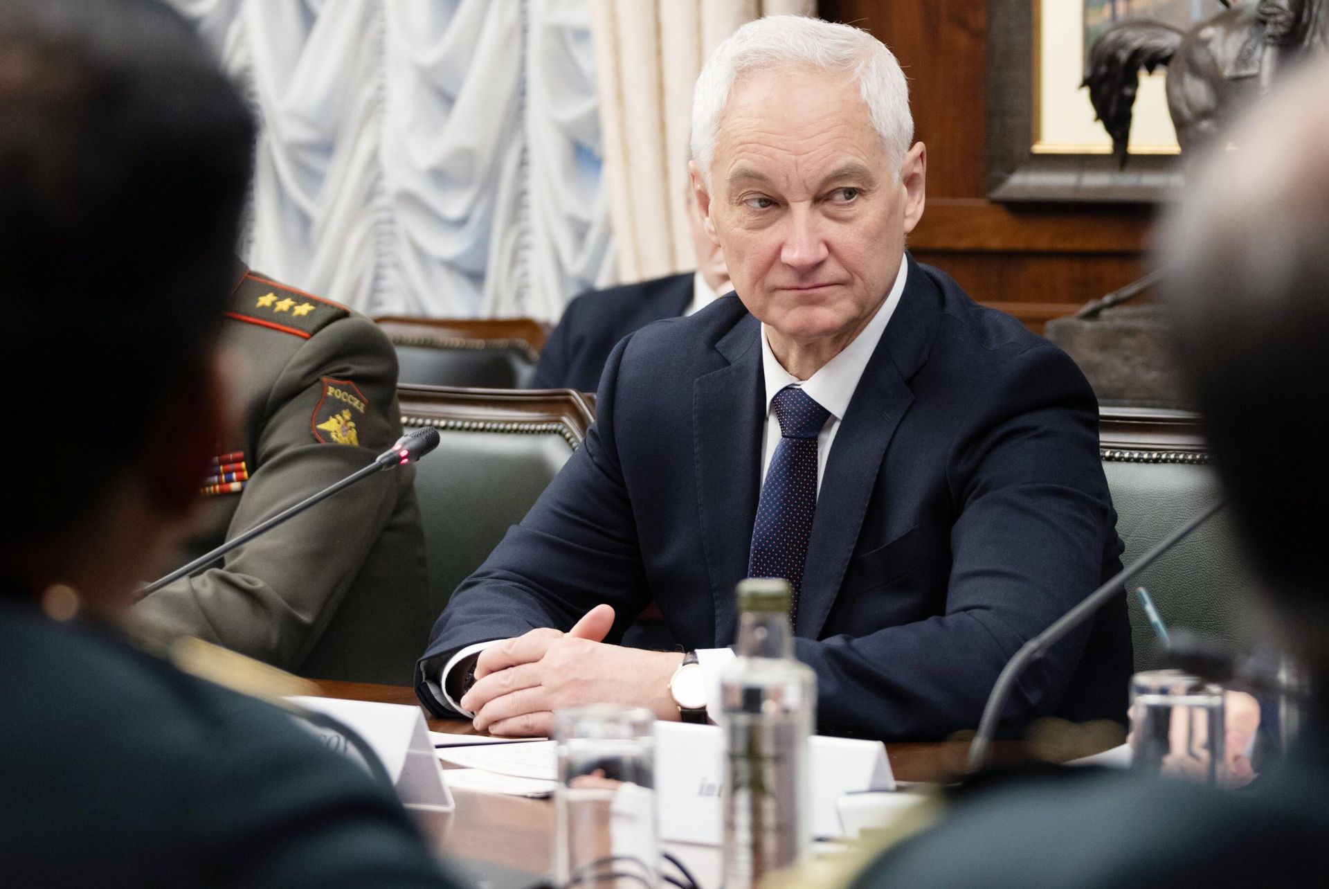 Министр обороны РФ Андрей Белоусов на встрече с министром обороны Индии Раджнатхом Сингхом в Москве - РИА Новости, 1920, 31.10.2025