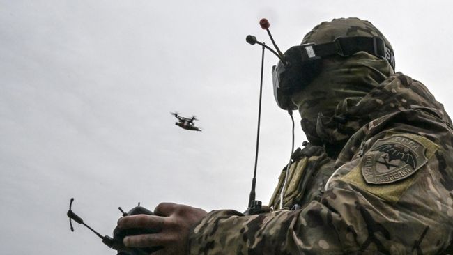 Оператор FPV-дрона в зоне специальной военной операции