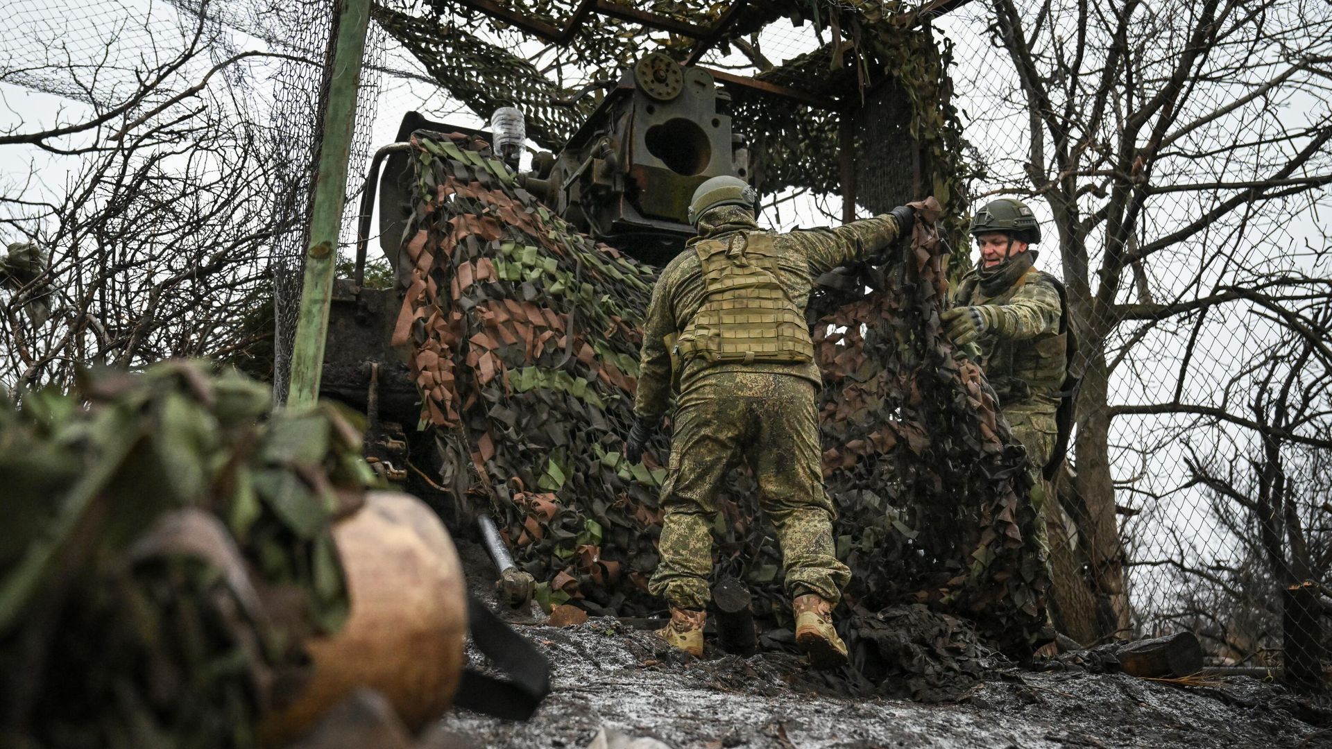 Боевая работа артиллерийского расчета в зоне СВО Боевая работа артиллерийского расчета в зоне СВО - РИА Новости, 1920, 18.01.2025