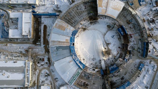 Строительство комплекса зданий Центра коллективного пользования Сибирский кольцевой источник фотонов (ЦКП СКИФ) в наукограде Кольцово под Новосибирском