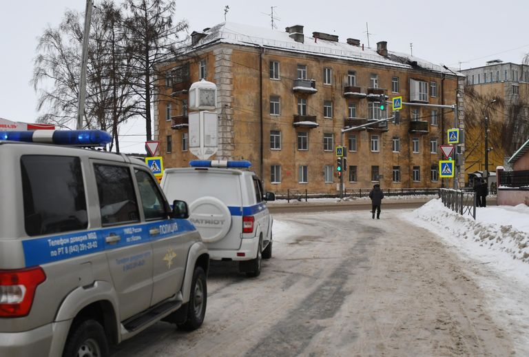 Жилой дом на улице Клары Цеткин в Казани, пострадавший при атаке БПЛА Жилой дом на улице Клары Цеткин в Казани, пострадавший при атаке БПЛА