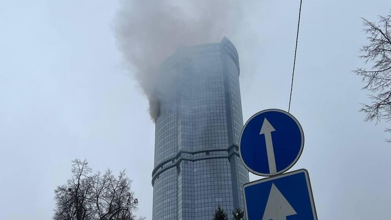 Многоэтажный ЖК Лазурные небеса в Казани, пострадавший при атаке БПЛА Многоэтажный ЖК Лазурные небеса в Казани, пострадавший при атаке БПЛА