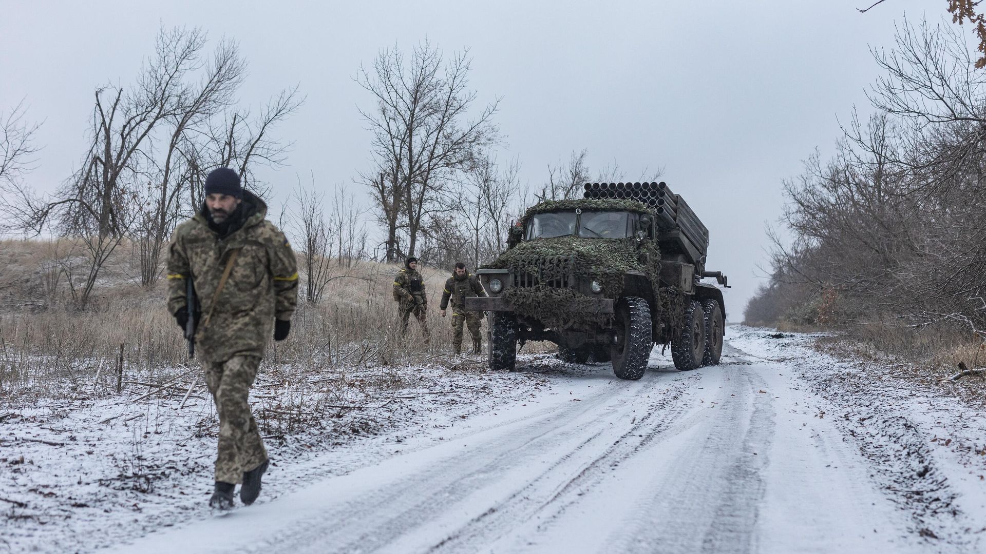 Украинские военные в Курахово Украинские военные в Курахово - РИА Новости, 1920, 23.12.2024