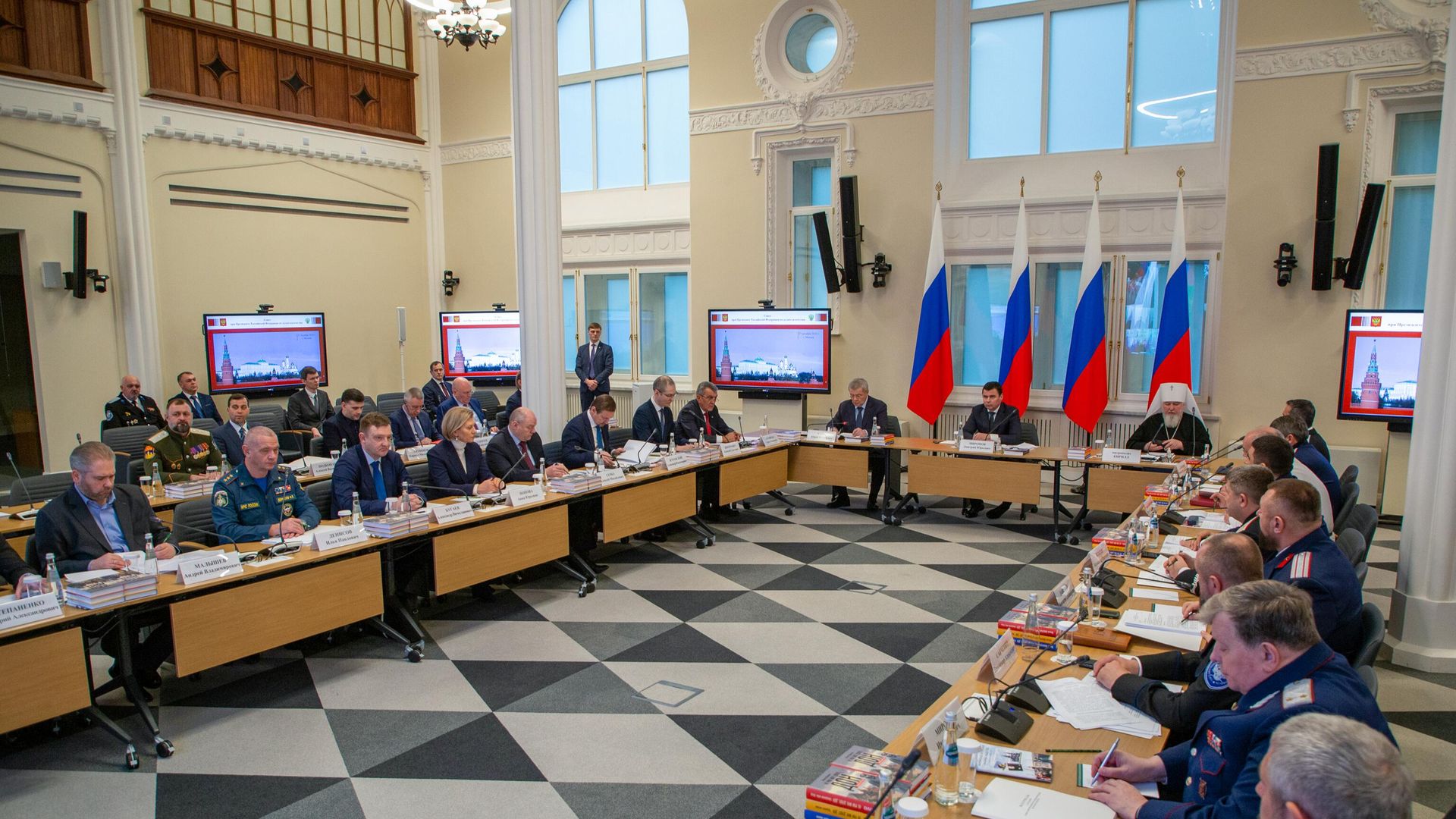 Состоялось заседание Совета при Президенте РФ по делам казачества Состоялось заседание Совета при Президенте РФ по делам казачества - РИА Новости, 1920, 27.12.2024